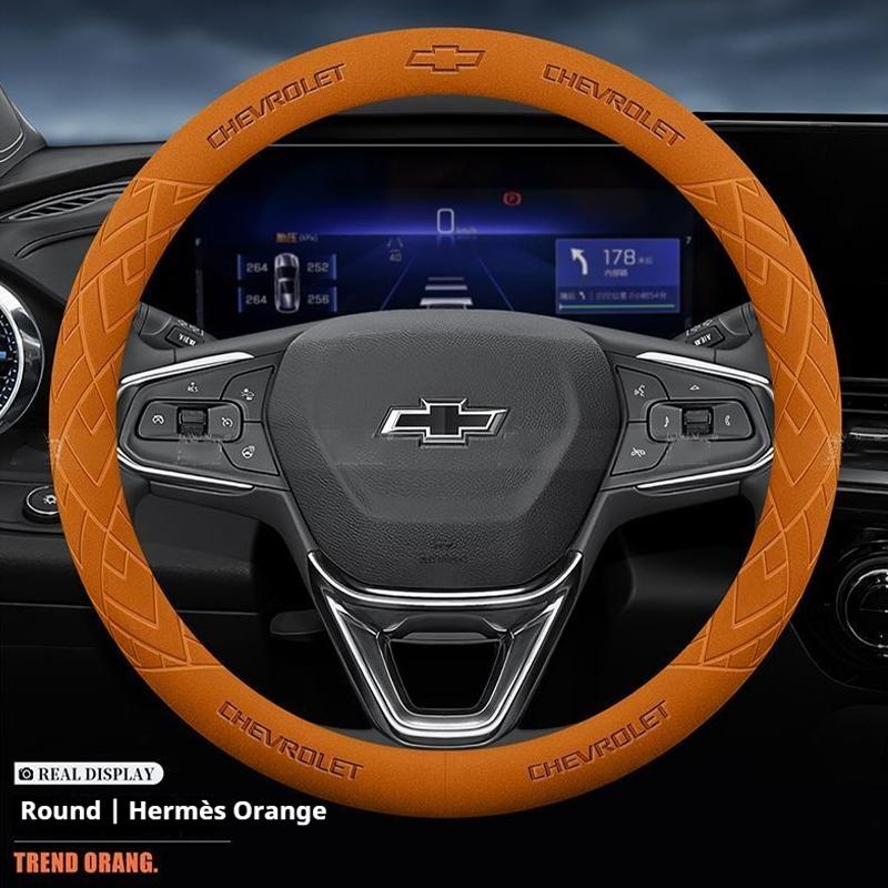 Для Chevrolet Cruze Bolt Aveo Spark Orlando Onix capti Prisma Cavalier Sail Tracker Замшевая Накладка на Руль Автомобиля Аксессуары