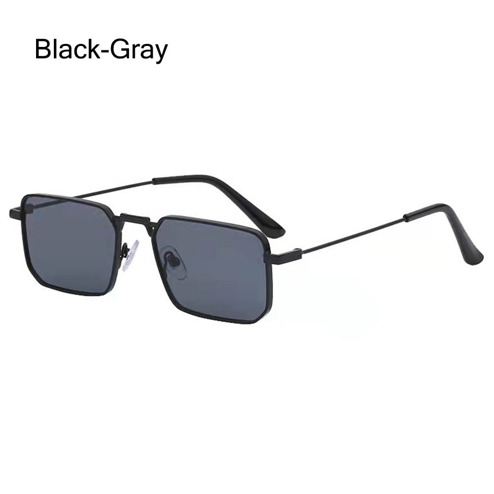 Солнцезащитные очки в металлической оправе прямоугольной формы, оттенки конфетного цвета, модные панк-солнцезащитные очки для женщин и мужчин