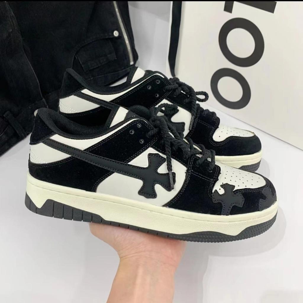 Кроссовки в стиле ретро в стиле ретро для тренировок в стиле Ins Style College High Street Trend, одиночные туфли для парных досок