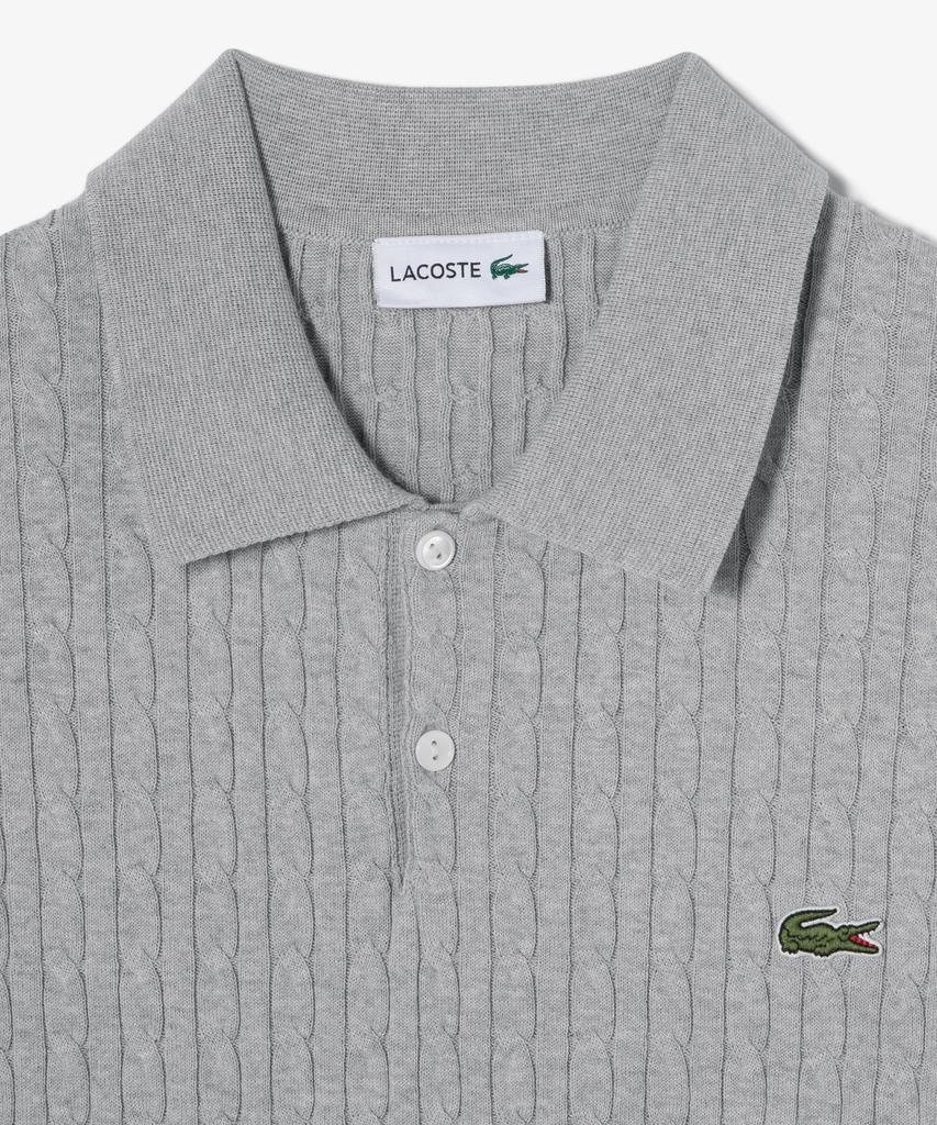 LACOSTE Мужской вязаный поло-свитер с коротким рукавом Ph368E-56G Cca