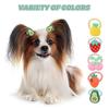 Cute Dog Hair Scrunchies Elastic Bands for Dog Hair Decoration 10Pcs
