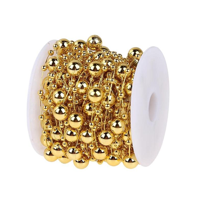 10 метров Рождественская гирлянда из бисера Гирлянда из бисера для рождественской елки Праздничное украшение Домашний декор AVE