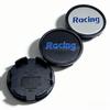 4pcs Racing Letter Sport Logo Emblem Car Wheel Center Caps 58MM Clips 53MM Wheels Hub Cap Rim Hubcaps Dust Cover Car Accessories