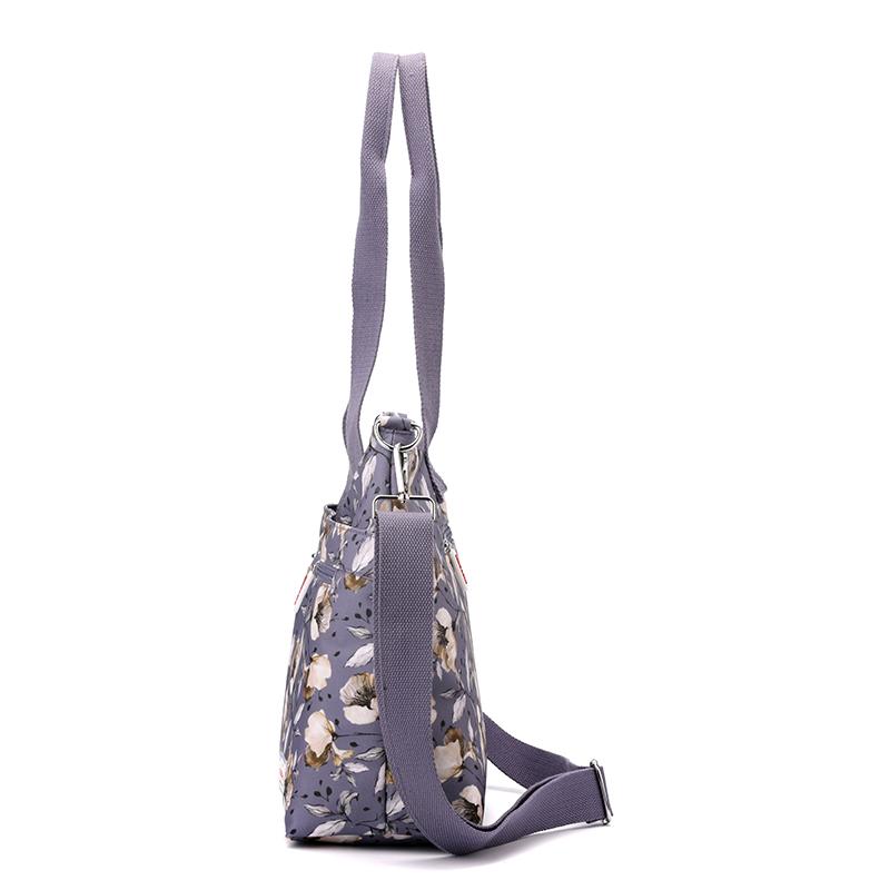 Женская сумка с цветочным узором, винтажная сумка через плечо, большая вместимость, сумка через плечо