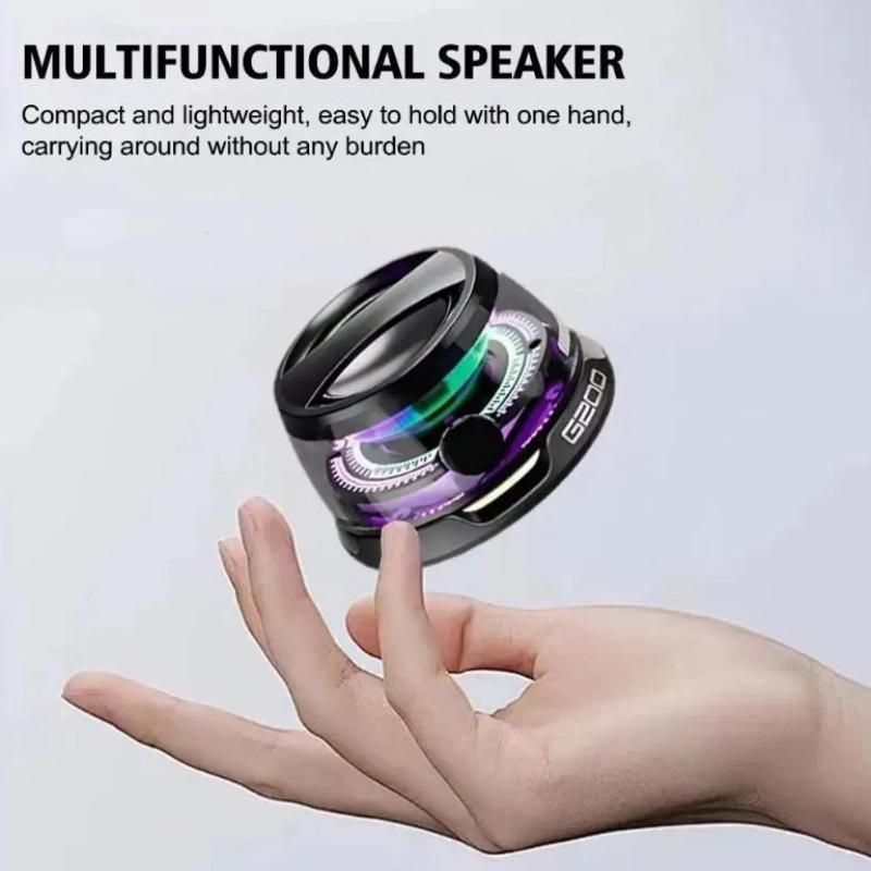 Магнитная Bluetooth-колонка Беспроводная портативная мини-колонка с RGB-подсветкой 5.3 Сабвуфер