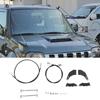 Капот автомобиля, устранение препятствий, веревка, стояк для Suzuki Jimny 2012-2017 JB23 JB43, украшение в виде разветвляющейся линии снаружи