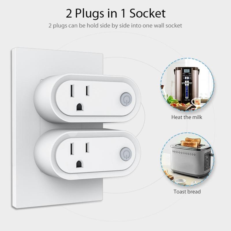 Умная розетка Matter Wifi Socket Аксессуары Монитор питания Выключатель питания Для устройства домашней автоматизации 15A Розетка с таймером