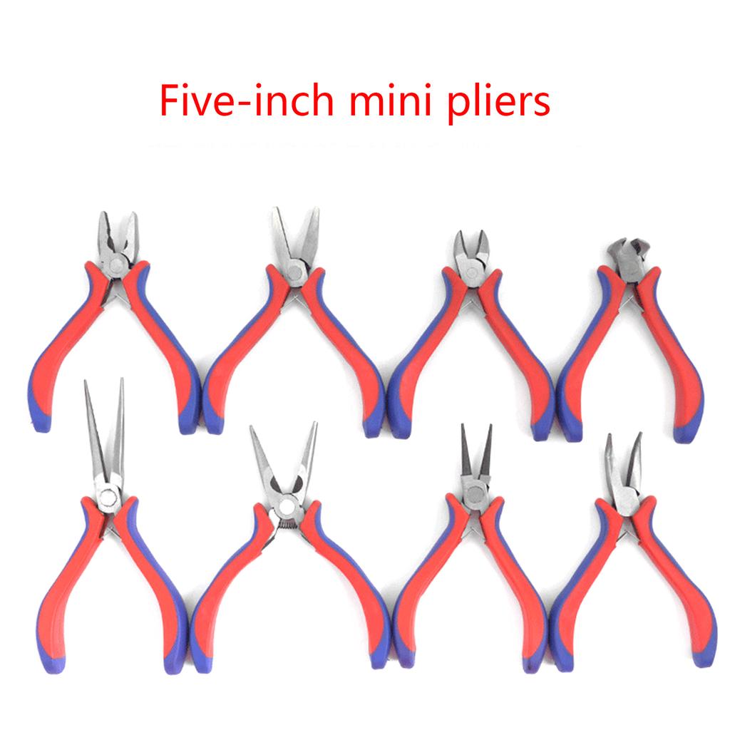 5inch Mini Pliers Electronic Scissors Wires Cutting Cutter Hand Repair Tool Jewelry Wire Stripper Multitool Tweezers