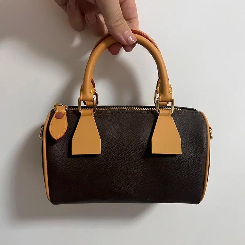 Модная маленькая квадратная сумка через плечо на одно плечо из натуральной кожи женская сумка мини-повседневная сумка