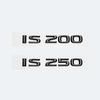 3D хромированный глянцевый черный ABS буквы IS200 IS250 IS300 IS350 IS300h IS200t гибридная эмблема для Lexus багажник автомобиля логотип значок наклейка