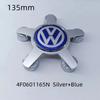 DKRSE1 For VW Volkswagen Jetta MK5 Golf 4pcs 135mm Volkswagen Golf Polo Car Wheel Center Caps 5Pins Rim Hub Cover Hubcap Logo Badge Emb