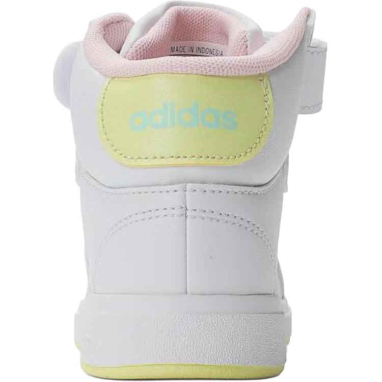 adidas Grand Court Удобные Универсальные Амортизирующие Прочные Полувысокие Тренировочные Кроссовки Детские Тренировочные Кроссовки Белые JR2587