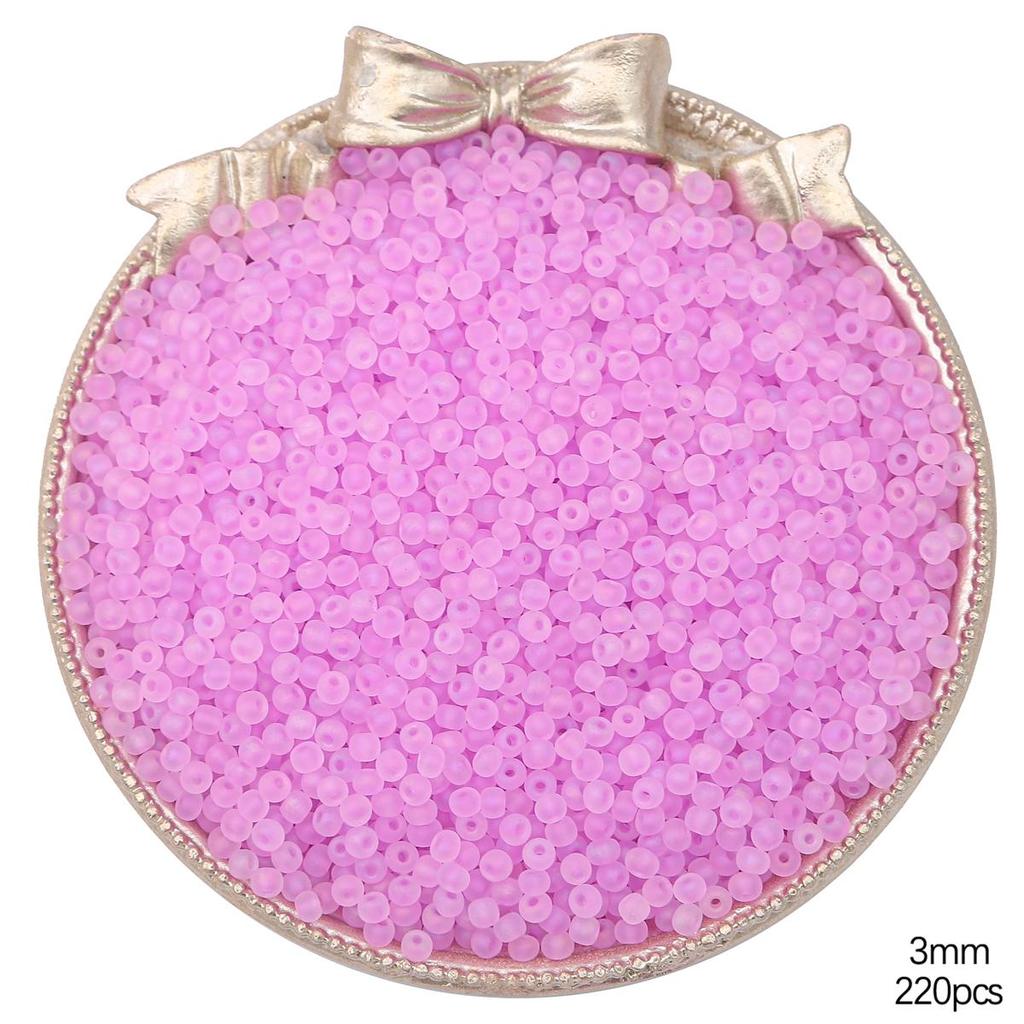 Высококачественные матовые стеклянные бусины-бисер разных цветов для изготовления украшений своими руками