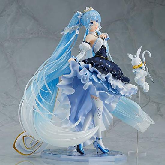 Серия Вокальных Персонажей 01 Hatsune Miku Snow Miku Снежная Принцесса Масштаб ABS ПВХ Полная Фигурка Вер.. 1/7 & Предварительно окрашенный