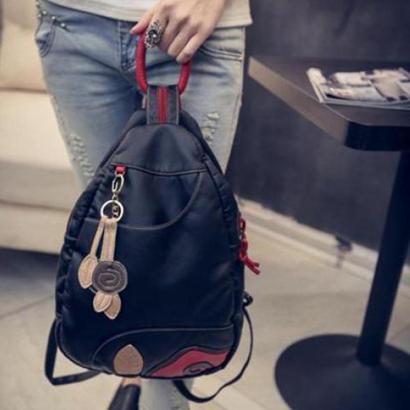 Винтажная сумка через плечо с вышивкой листьев, многофункциональный нагрудный женский кожаный рюкзак