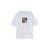 Undefeated X Capsule Collection Logo Print Pullover Crew Neck T-Shirt Men Tops White DX4305-100