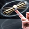 Креативная многофункциональная светодиодная ручка, вращающийся гироскоп для снятия стресса, металлическая шариковая ручка, модные офисные принадлежности, письмо