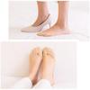 1 пара, женские ультратонкие невидимые нескользящие носки с закрытым носком, носки на высоком каблуке с подушечками для передней части стопы