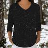 Women's Solid Color Fashionable Knitted Long-Sleeved Top