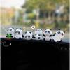 AO&G Vehicle Home Interior Figure, Plump Panda 6P, 1 piece,Korean Car Acc