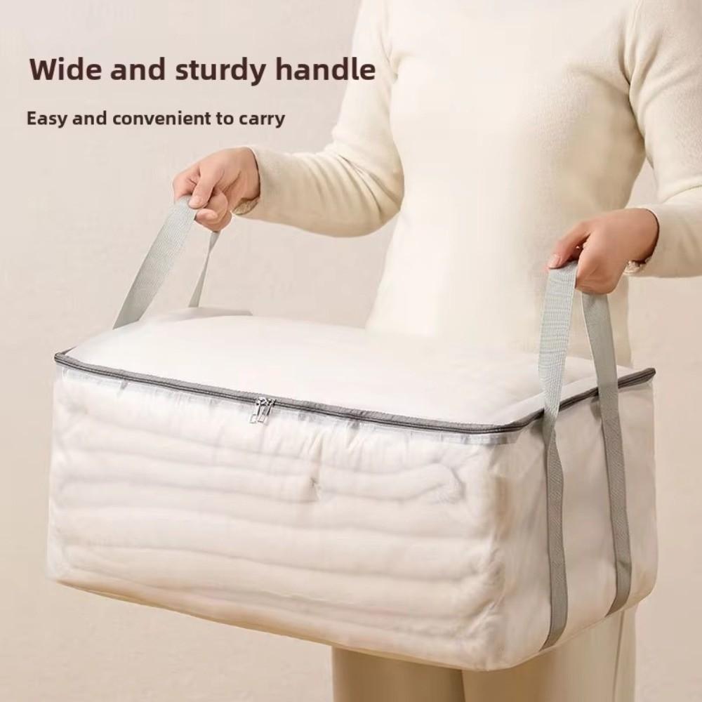 Waterproof Blanket Storage Bag Transparent Moving Storage Bag Clothing Storage Bag Household