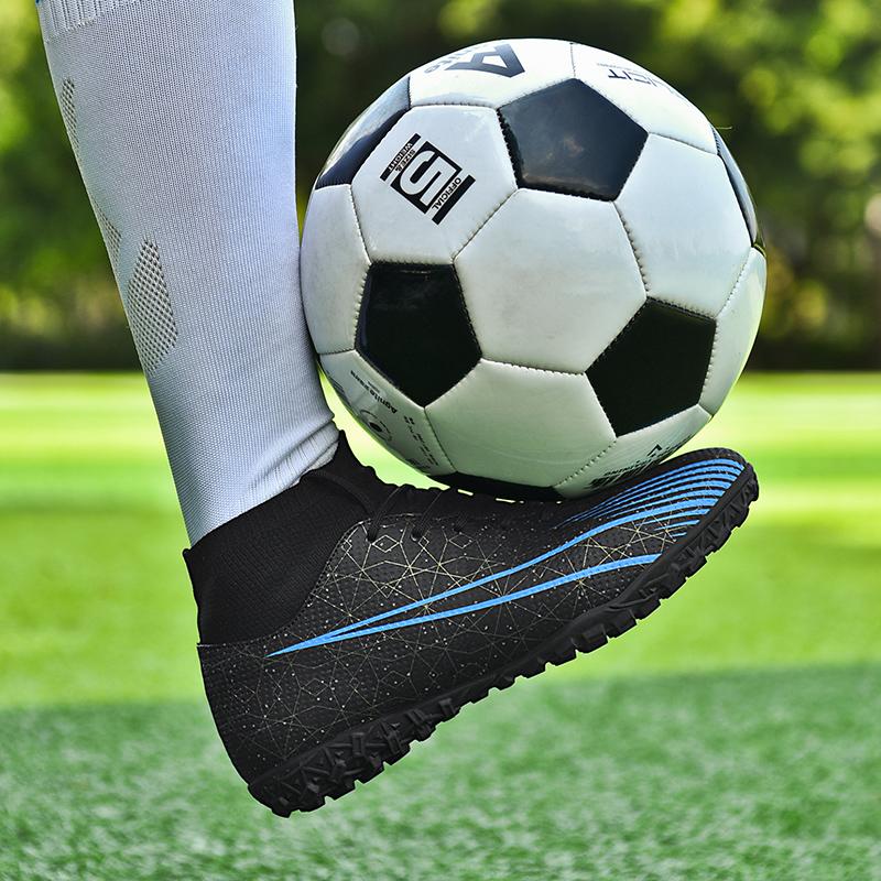 35-47 Мужские футбольные бутсы TF Резиновая мягкая подошва со сломанными ногтями Женские профессиональные тренировочные кроссовки с искусственным покрытием Детские футбольные бутсы
