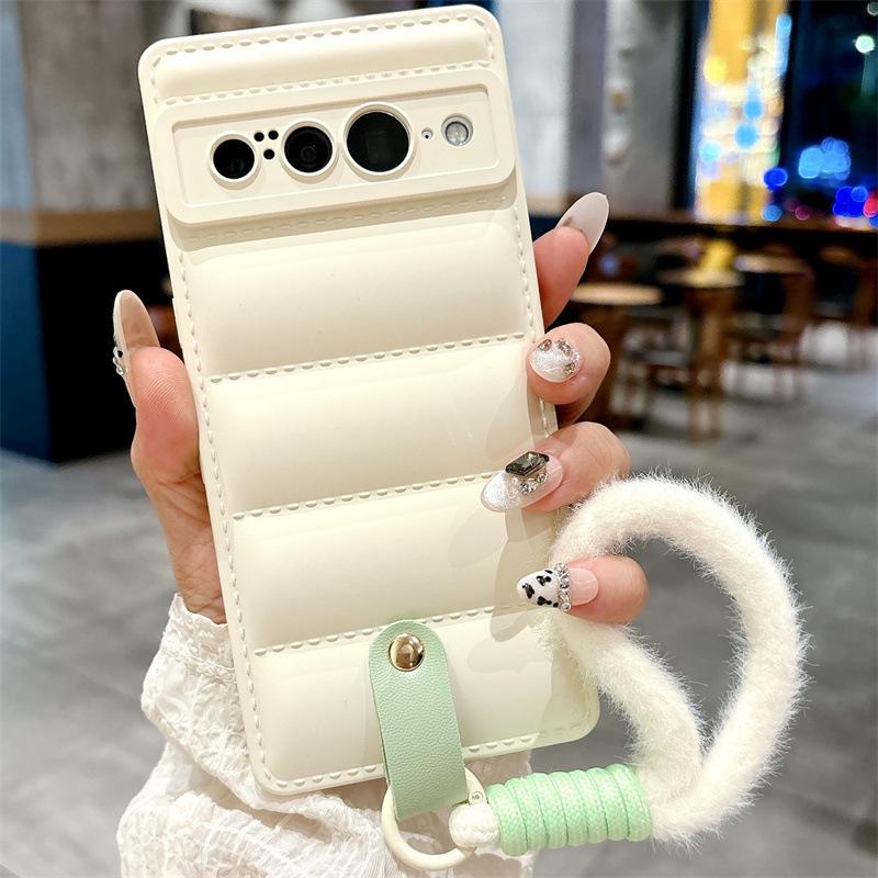 Жидкое масло-спрей Чехол Pixel 9 Pro с ремешком для Pixel 9a, 5a и 6 Pro