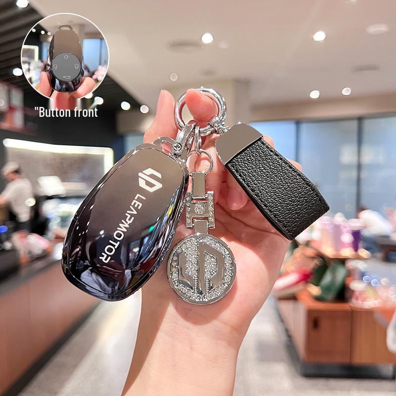 Чехол для ключа Leapmotor T03/S01 для мужчин и женщин - Защитный чехол для автомобильного пульта, модель 2021 года