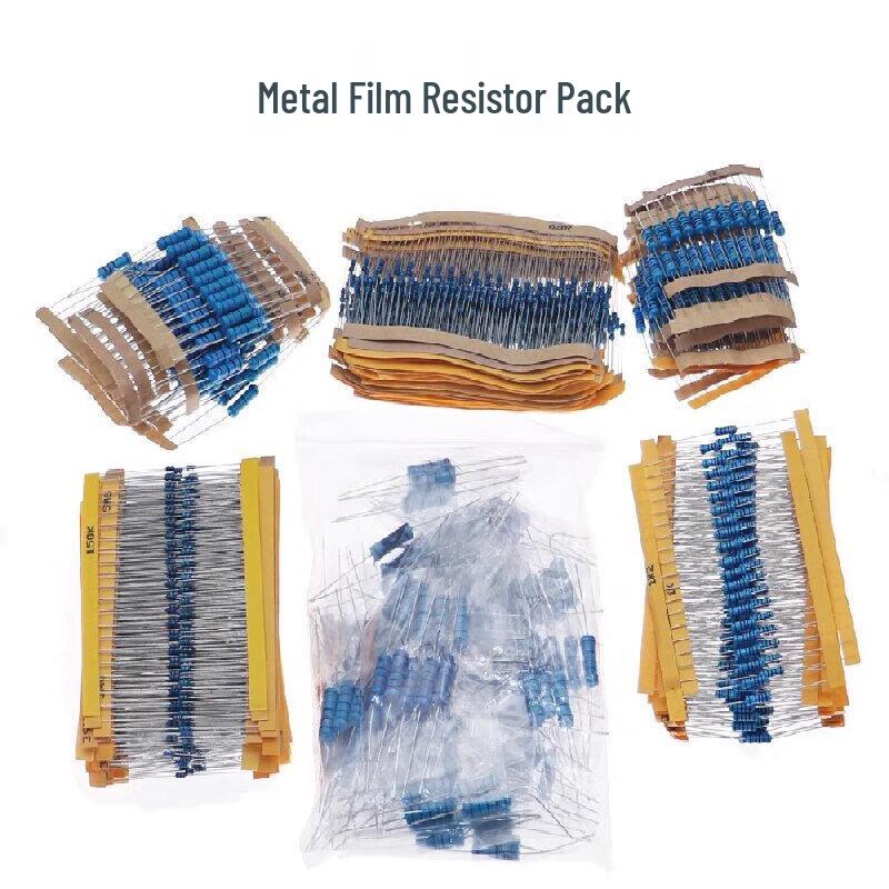 Gangwo 1/8W Metal Film Resistor Assortment Kit