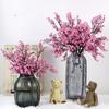 Cheap Multicolor Sakura Artificial Flowers Baby's Breath Gypsophila Fake Flowers DIY Wedding Decoration Home Bouquet Fake Flower