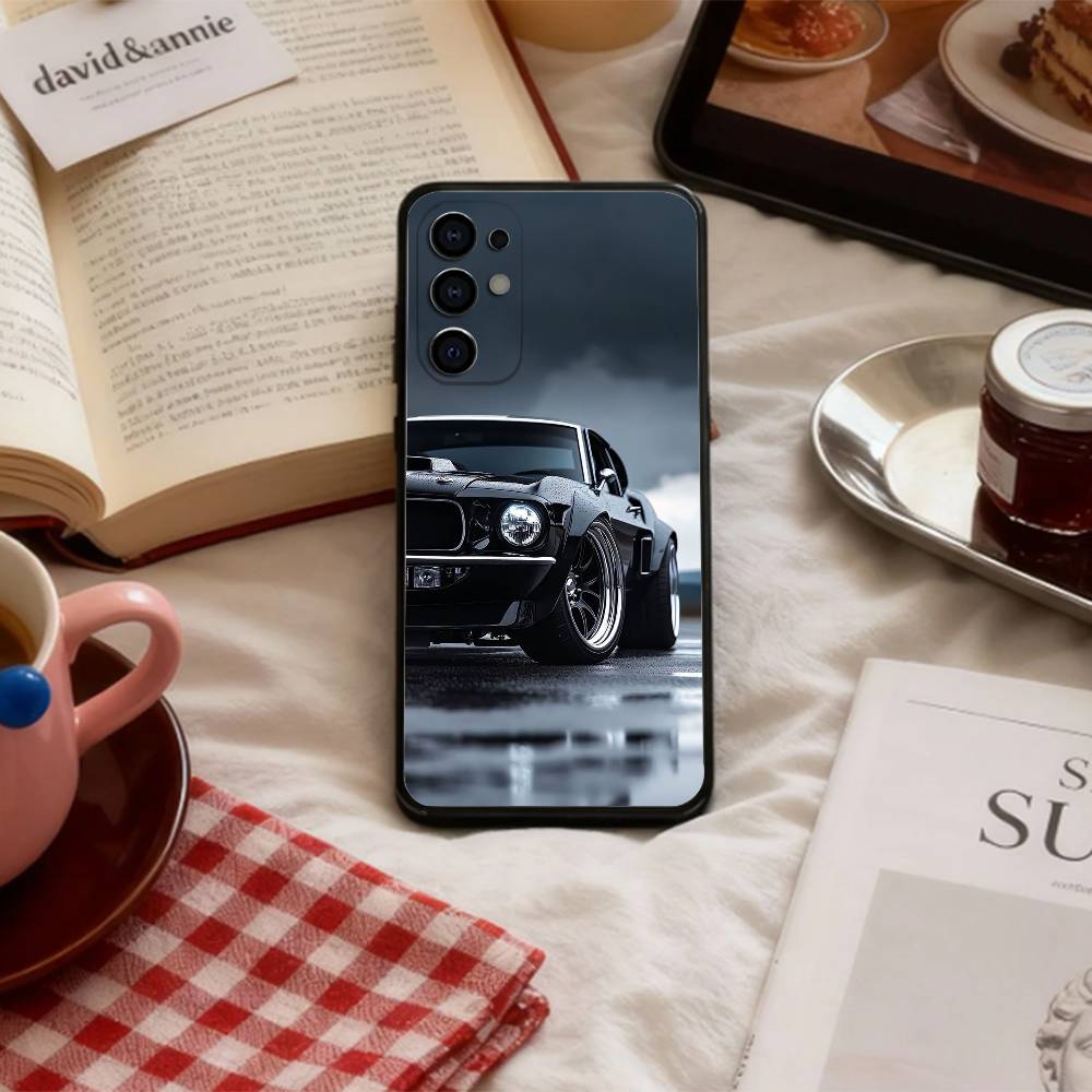 Cool Classic R-Racing M-Mustang Phone Case For Samsung S 25,24,23,22,30,21,10,9,Ultra,Plus,Lite,FE,4,5 G Soft Black Case
