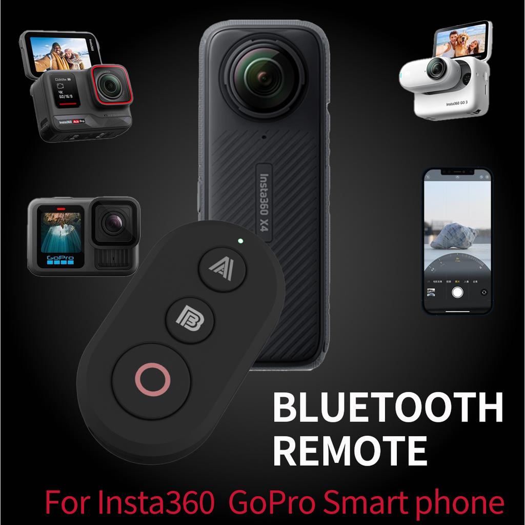 Suitable for Insta360 and GoPro Sports Cameras Bluetooth Remote Control 360 X2 X3 X4 X5 GO3 Ace Pro, GoPro9 10 11 12 13