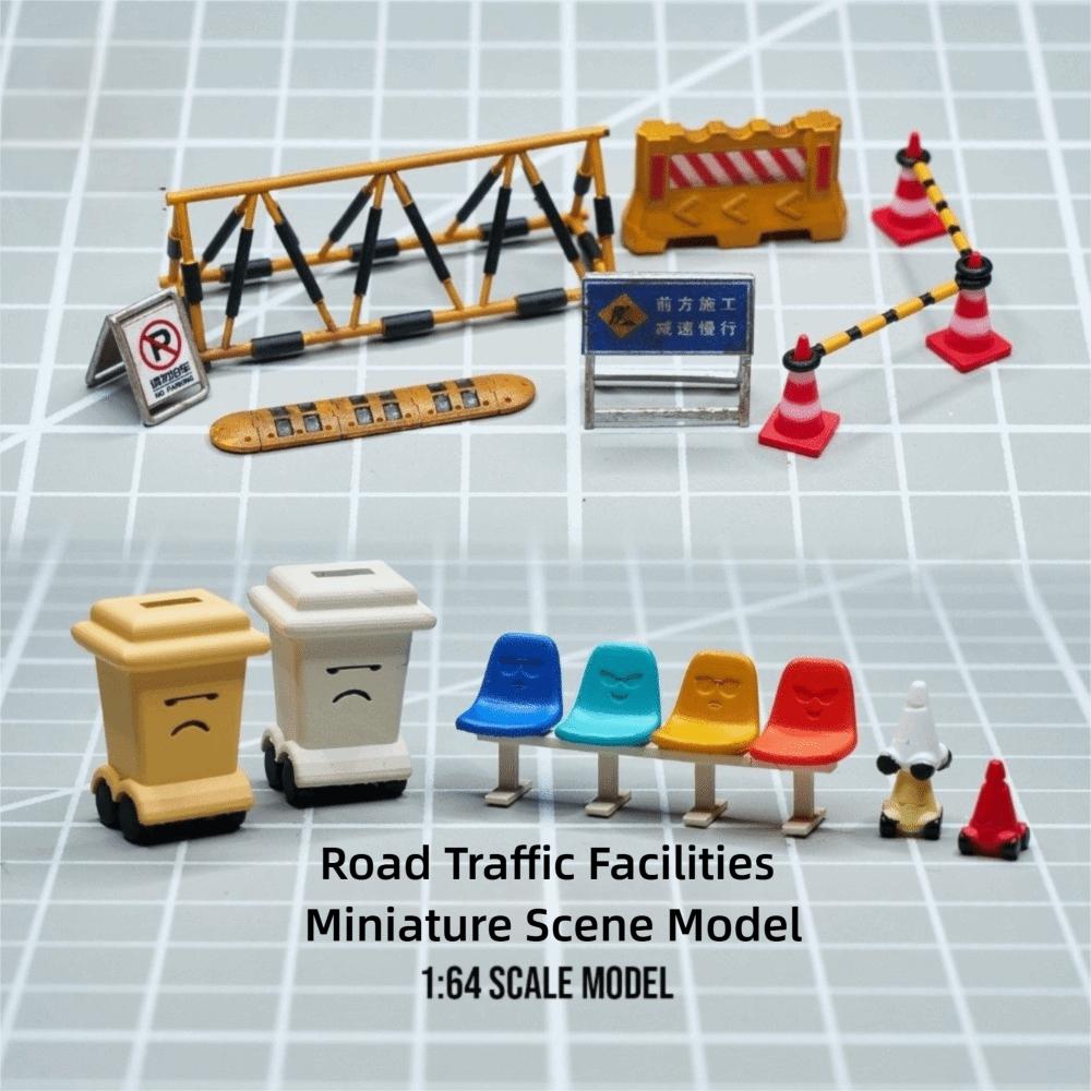 Traffic Cone Road Traffic Facilities Traffic Barriers Miniature Scene Model Display Resin Model