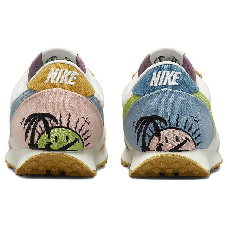 Nike Daybreak SE Sun Club - Поношенные синие женские кроссовки White Sail Vivid-Green DM7605-100