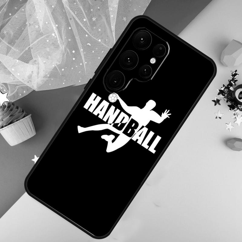 Stylish Playing Handball Phone Case For Samsung Galaxy S26 S25 S24 S21 S20 S22 S23 Ultra S10 Plus S25 FE Cover Coque