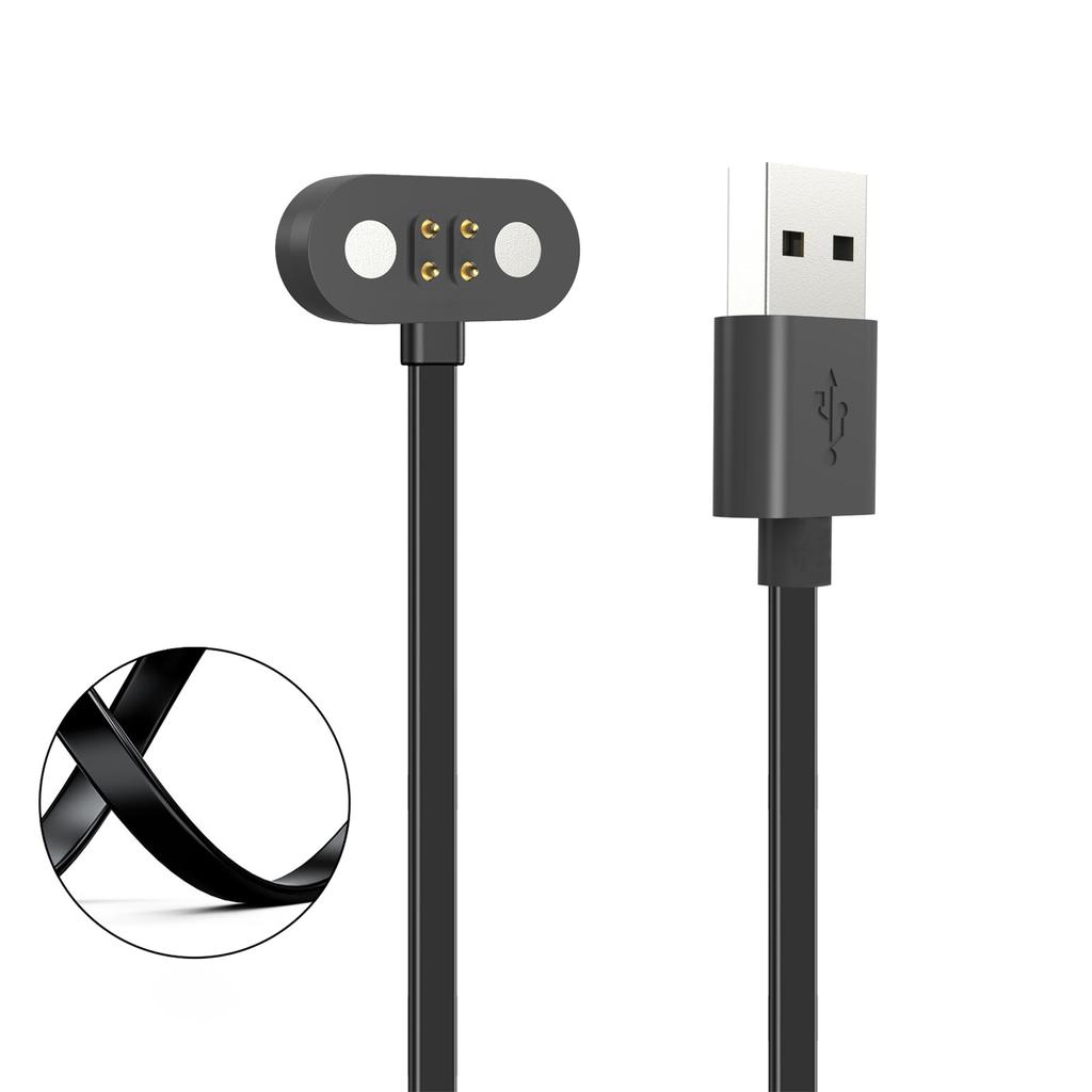 Earphone Charger Adapter 4 Pin USB Charging Cable Power Charger for Mojawa Run Plus Earphone
