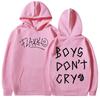 Rels B Flakk Smile Autumn/Winter Hoodie Boys Don't Cry Letter Printed Men's and Women's Fashion Hoodie Sweatshirt Hip Hop Hoodie