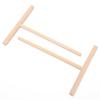 2Pcs TShaped Wooden Pancake Batter Spreader Crepe Spreader Spatula for Kitchen Use