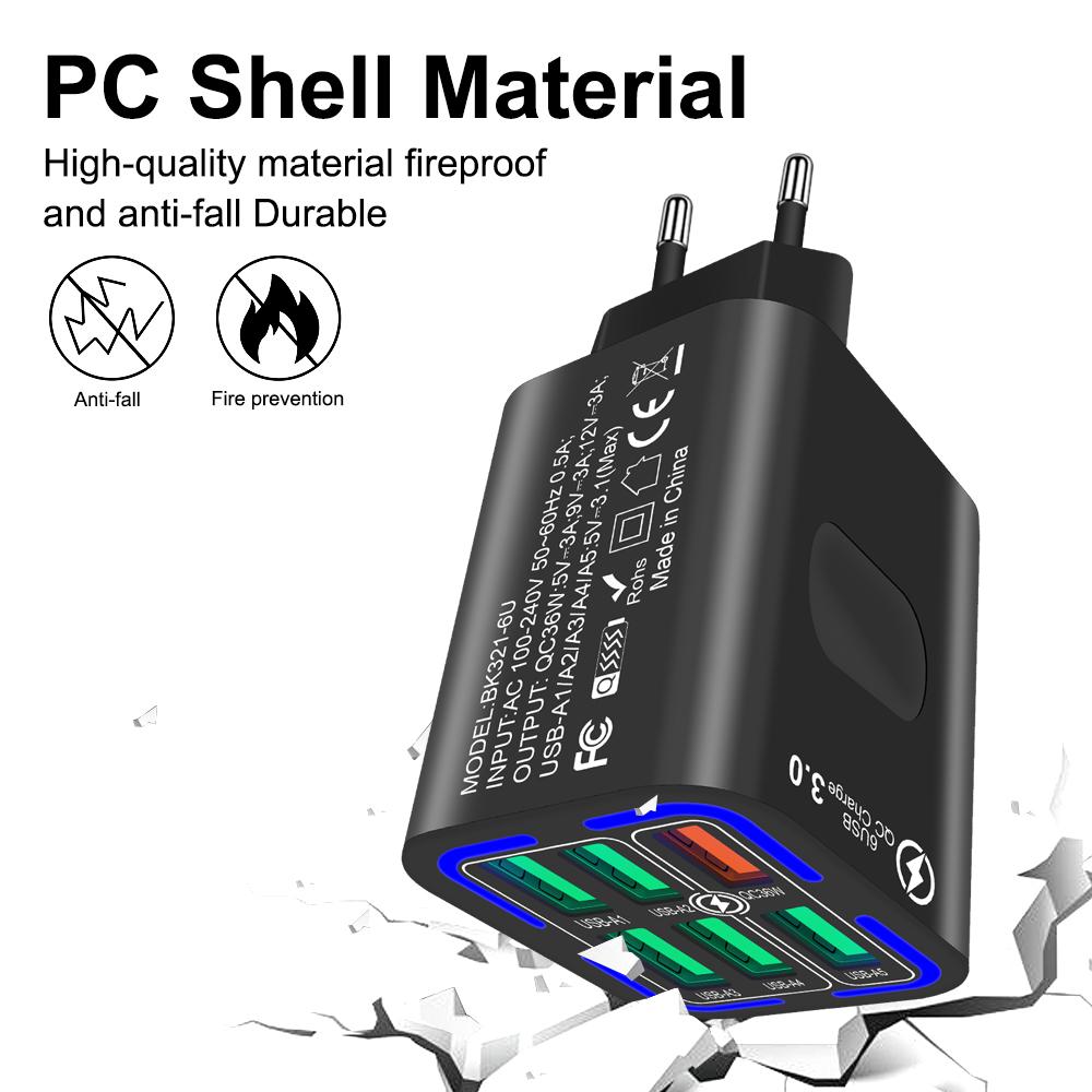 Mini 50W PD QC Fast Charger Cube for iPhone 15 Pro/Android Phones - Pocket-Sized, Overheat Protection, Global Version