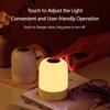Сенсорные прикроватные лампы с регулируемой яркостью, беспроводной атмосферный светильник с пультом дистанционного управления, регулируемый по цвету перезаряжаемый ночник для спальни