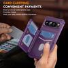 For Google Pixel 10/Pixel 10 Pro Case RFID Blocking Card Slot Kickstand Leather + TPU Phone Cover