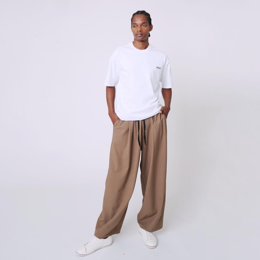 ATHPLATFORM Au42Pt07 Classic Wide Pants_Dark Beige