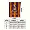 Custom Name Bradford City Afc Wall Tapestry Aesthetic Wall Hanging Printed Fabric Blanket Decorative Tapestries for Bedroom Living Room Home Decor
