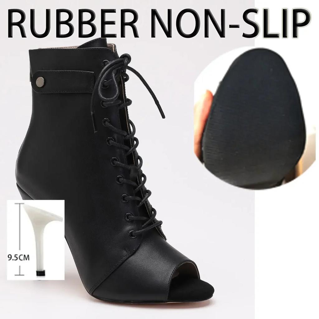 Мода натуральная кожа 2024 новые сексуальные женские тонкие высокие каблуки трендовые туфли на шпильках джазовые танцевальные женские туфли для дома настраиваемые уличные большие размеры