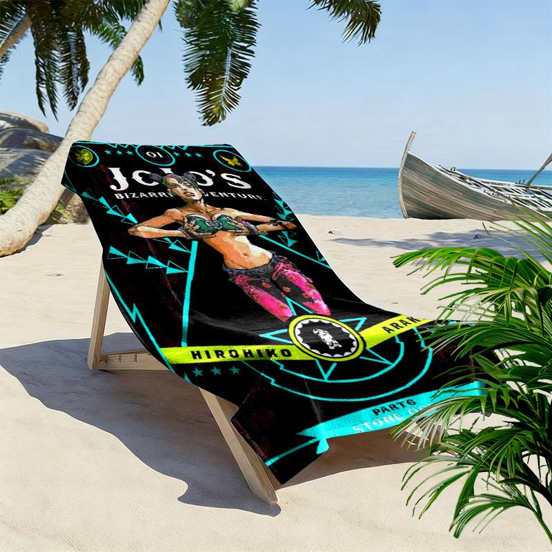 Vento Aureo: Duo's Epic Journey beach towel beach soft seaside Absorbent bath towel quick-drying swim towel beach towel Outdoor picnic beach mat