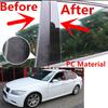 6 шт., черные наклейки на стойки для фортепиано, накладка для BMW 3-Series E90 2005-2012