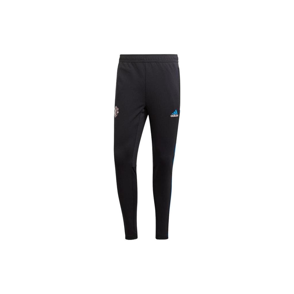 Adidas Three-Stripe Logo High-Waist Sweatpants Men Bottoms Black HT4296