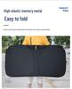 Car Front Windshield Folding Sunshade: Heat Insulation Curtain