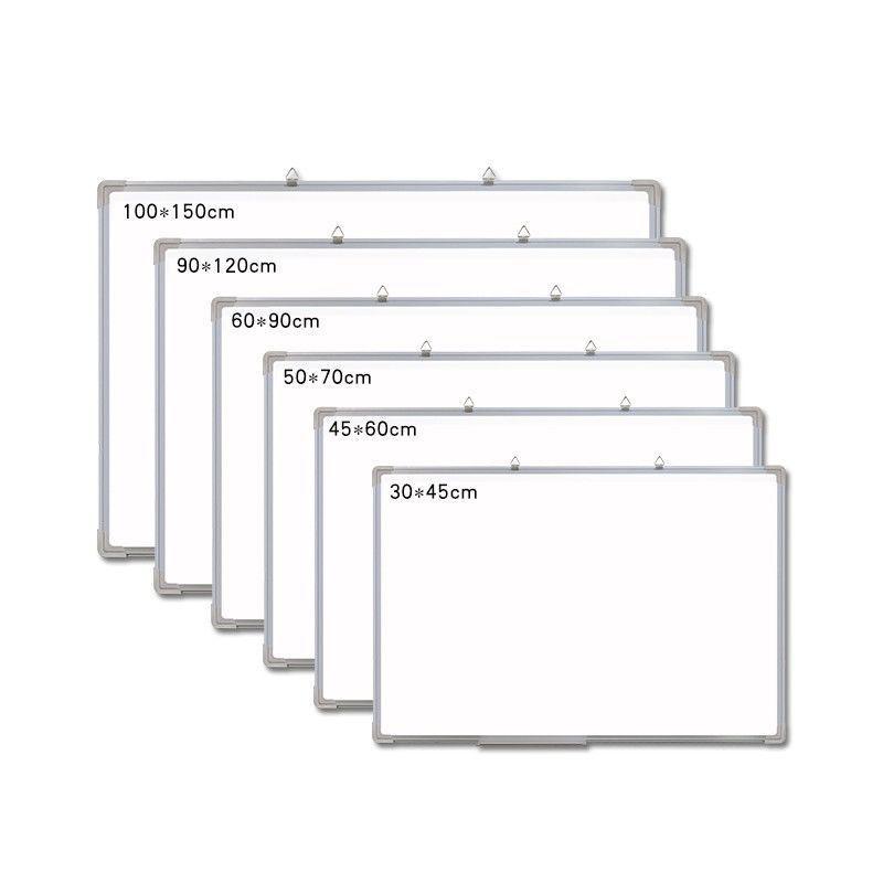 Большая мобильная настенная магнитная белая/черная доска