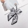Silk Scarf Pendant Keychain: Versatile Bag Charm & Keyring